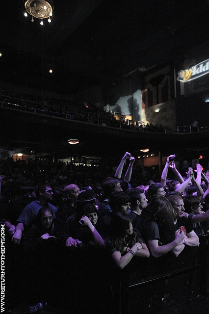 [between the buried and me on Apr 16, 2011 at the Palladium - Mainstage (Worcester, MA)]