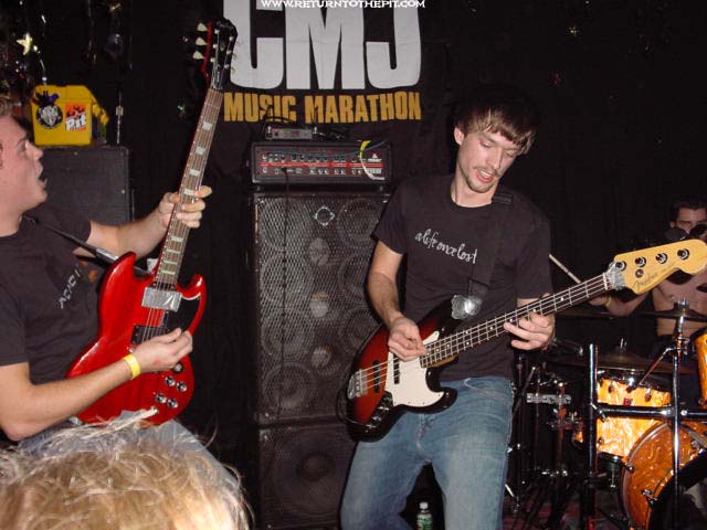 [the end on Nov 1, 2002 at Downtime - CMJ (NYC, NY)]