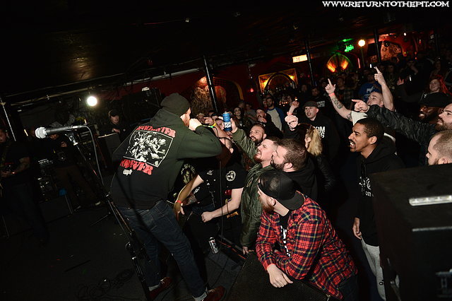[yellow stitches on Jan 20, 2018 at Middle East (Cambridge, MA)]